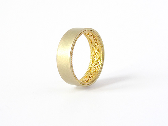 Filigranring gold